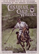 Canadian Club Whisky Polo Advert SOLD - Image 1