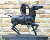 The Polo Player Sculpture - Bronze