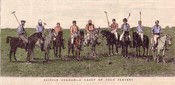 British Burmah - A Group of Polo Players