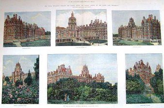 Royal Holloway College, Egham - Limited edition print