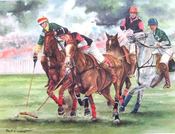 Polo in Action (3) (Set of 4) POLO TEAM PRIZE OPTION