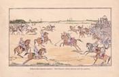 Emperor Akbar Playing Polo