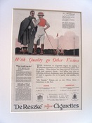 De Reszke Cigarettes Advert
